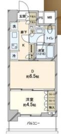 パークホームズ初台一丁目 4階 間取り図