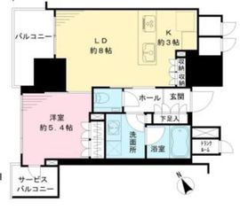 ブランズ愛宕虎ノ門 3階 間取り図