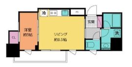 サンウッドフラッツ神田神保町 8階 間取り図