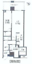 クロスエアタワー 31階 間取り図