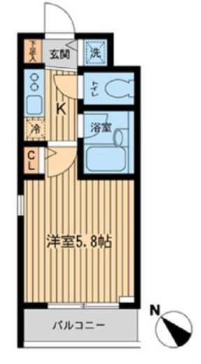 ザ・パーククロス市ヶ谷 309 間取り図