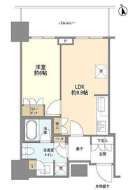 ブランズ渋谷桜丘 17階 間取り図