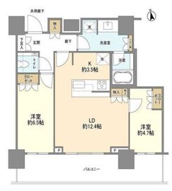 ブランズ渋谷桜丘 2204 間取り図