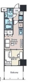ベルファース大森South 706 間取り図