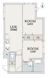 エルファーロ都立大学 303 間取り図