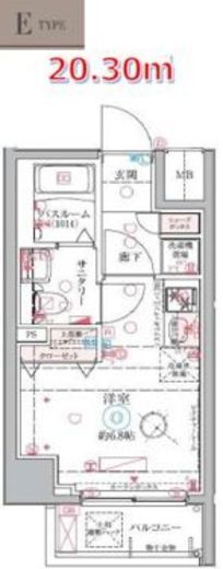クレヴィスタ大井町 1階 間取り図