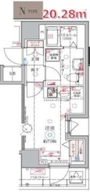 クレヴィスタ大井町 7階 間取り図
