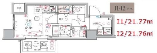 クレヴィスタ大井町 3階 間取り図