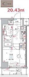 クレヴィスタ大井町 3階 間取り図