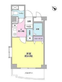 アビタシオン元住I 201 間取り図