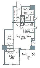 D’クラディア山手大塚 4階 間取り図