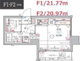 クレヴィスタ大井町 5階 間取り図