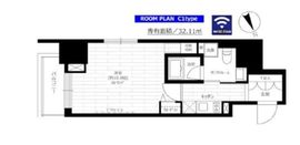 グランドコンシェルジュ六本木 6階 間取り図