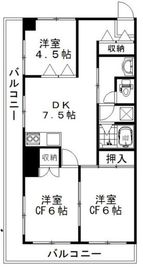 マンション御殿山 10階 間取り図