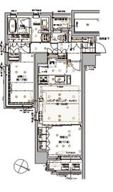 レ・ジェイドクロス千代田神保町 6階 間取り図