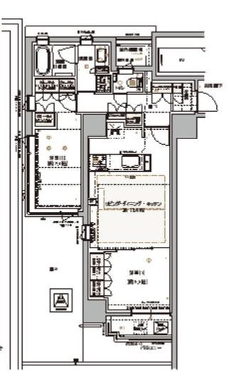 レ・ジェイドクロス千代田神保町 5階 間取り図