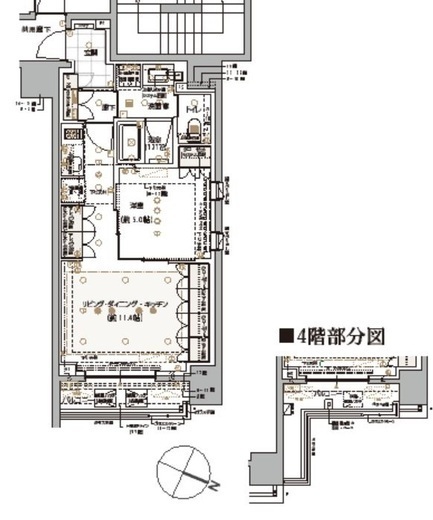 レ・ジェイドクロス千代田神保町 6階 間取り図