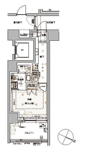 レ・ジェイドクロス千代田神保町 4階 間取り図
