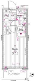 ガーラ・ヴィスタ横浜鶴見 4階 間取り図