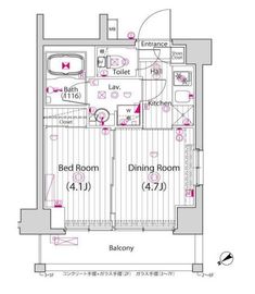 ガーラ・ヴィスタ横浜鶴見 6階 間取り図