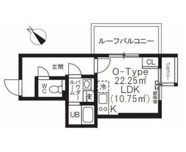 BRICK RESIDENCE 目黒本町 602 間取り図