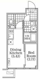 BRICK RESIDENCE 目黒本町 202 間取り図