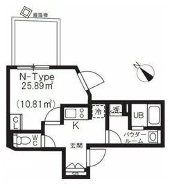 BRICK RESIDENCE 目黒本町 601 間取り図