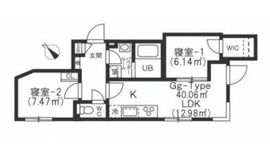 BRICK RESIDENCE 目黒本町 106 間取り図