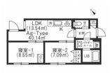 BRICK RESIDENCE 目黒本町 101 間取り図