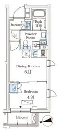 WAKABA View Apartment (若葉ビューアパートメント) 311 間取り図