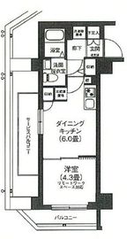 アイルプレミアム押上ノルド 6階 間取り図