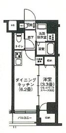 アイルプレミアム押上ノルド 5階 間取り図