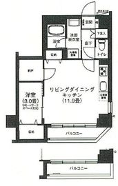アイルプレミアム押上ノルド 2階 間取り図