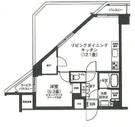 アイルプレミアム押上ノルド 4階 間取り図