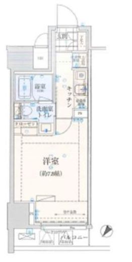 リヴシティ日本橋ネクステシア 2階 間取り図