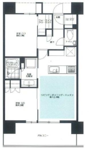 アトラス日暮里イーストレジデンス 4階 間取り図