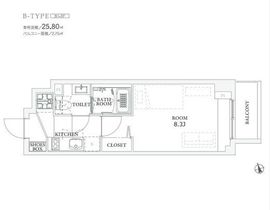 La Douceur富ヶ谷 (ラドゥセール富ヶ谷) 202 間取り図