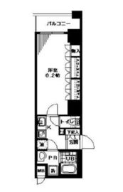 日神デュオステージ馬車道 607 間取り図