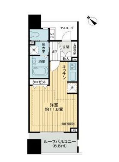 ライオンズ東十条ステーションプラザ 2階 間取り図