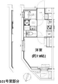 ジェノヴィア学芸大学 201 間取り図