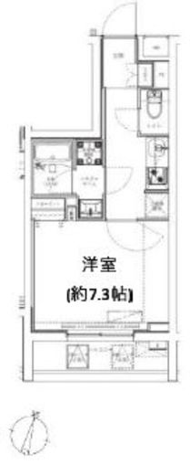 ジェノヴィア学芸大学 4階 間取り図