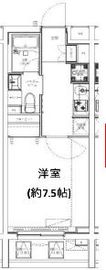 ジェノヴィア学芸大学 206 間取り図