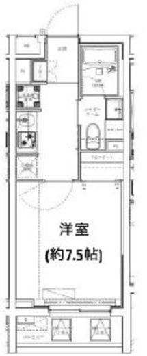 ジェノヴィア学芸大学 2階 間取り図