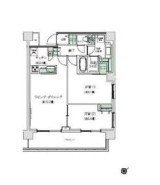 スタイリオ梶が谷 409 間取り図
