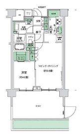 スタイリオ梶が谷 206 間取り図