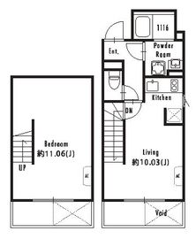 GRAN PASEO東新宿Ⅱ (グランパセオ東新宿Ⅱ) 103 間取り図
