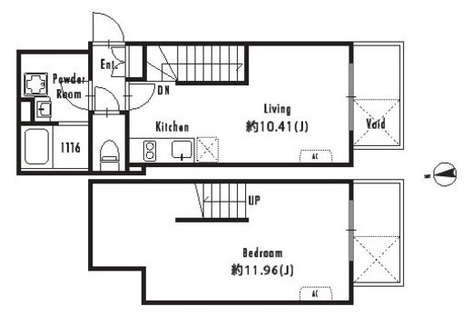 GRAN PASEO東新宿Ⅱ (グランパセオ東新宿Ⅱ) 104 間取り図