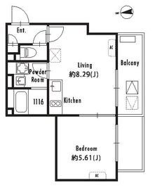 GRAN PASEO東新宿Ⅱ (グランパセオ東新宿Ⅱ) 403 間取り図