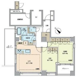 レガシス代官山 501 間取り図