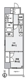 CAVANA+YOTSUYA (カバナ+四谷) 1404 間取り図